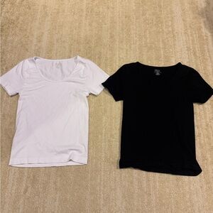 French Laundry White and Black Tees